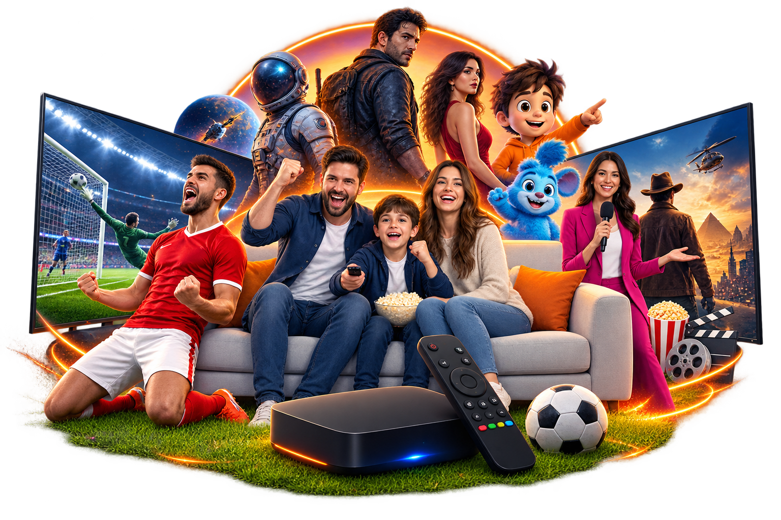 Klarview Streaming auf einem Smart TV
